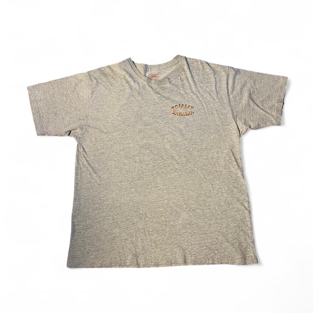 Tommy Bahama Parrots of the Caribbean Graphic T-Shirt Gray Men's XL